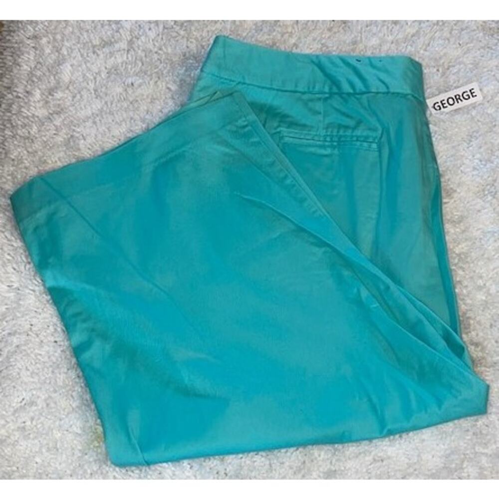 Teal Capris SZ 24 W NWT George
